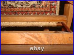 Vintage Wool rug carpet advertising store display miniature loom