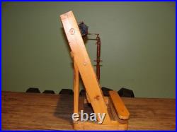 Vintage Wool rug carpet advertising store display miniature loom