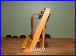 Vintage Wool rug carpet advertising store display miniature loom