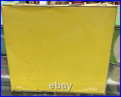 Vintage YELLOW BEECH NUT Chewing Tobacco STORE COUNTER Advertising Display Tin