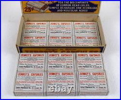 Vintage Zerbst's Capsules Full Store Display Box with 12 Boxes