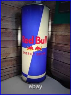 Vintage and Rare Red Bull Light Up 3D Can, New Bulb, Working Store Display