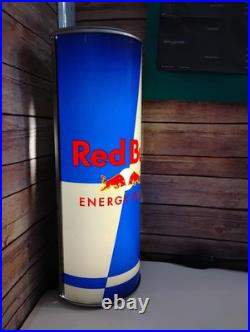 Vintage and Rare Red Bull Light Up 3D Can, New Bulb, Working Store Display