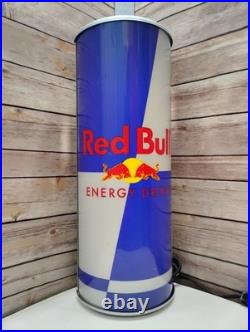 Vintage and Rare Red Bull Light Up 3D Can, New Bulb, Working Store Display