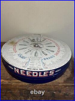 Vintage boye needles shuttles bobbins store dispplay works full of products