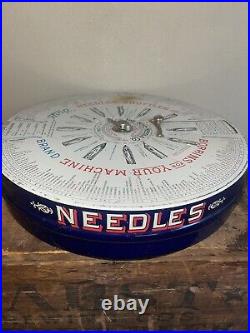 Vintage boye needles shuttles bobbins store dispplay works full of products