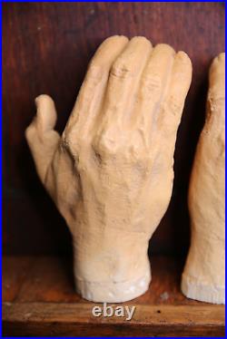 Vintage mannequin hands store display male guy creepy