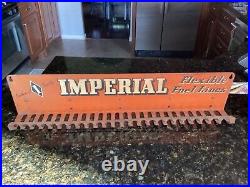 Vintage metal display rack Imperial Flexible Fuel Lines