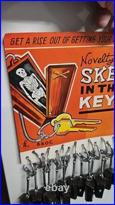Vintage novelty Skeleton Store Display Risque NoS Halloween Rare Hong Kong