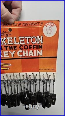 Vintage novelty Skeleton Store Display Risque NoS Halloween Rare Hong Kong