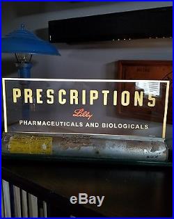 Vintage pharmaceutical counter top display