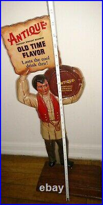 Vintage rare advertising Kentucky bourbon Antique celluloid store display sign