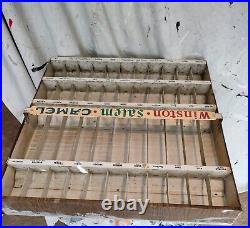 Vintage retail country store cigarette display case