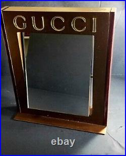 Vintage store display mirror gucci