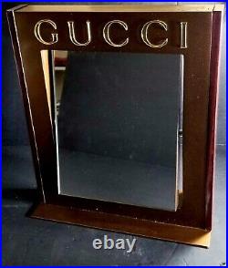 Vintage store display mirror gucci