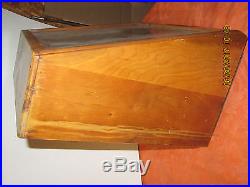 Vintage wood and glass Case xx cutlery knife Countertop store display showcase