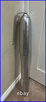Vtg 1950s Giant 31 Cast Aluminum Fountain Pen Store Display Trade Sign Prop MCM