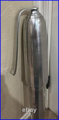 Vtg 1950s Giant 31 Cast Aluminum Fountain Pen Store Display Trade Sign Prop MCM