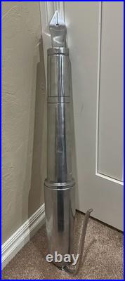 Vtg 1950s Giant 31 Cast Aluminum Fountain Pen Store Display Trade Sign Prop MCM