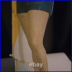 Vtg 1970s Kodak Camera Countertop Boat Girl Advertising Sign Cardboard 21