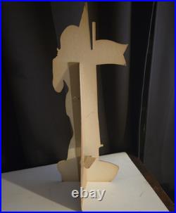 Vtg 1970s Kodak Camera Countertop Boat Girl Advertising Sign Cardboard 21