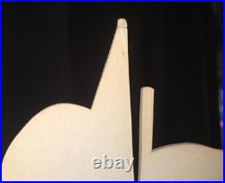 Vtg 1970s Kodak Camera Countertop Boat Girl Advertising Sign Cardboard 21