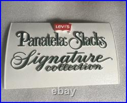 Vtg 1970s Levis Panatela Slacks Sign Counter Display Advertisement NOS Deadstock