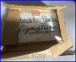 Vtg 1970s Levis Panatela Slacks Sign Counter Display Advertisement NOS Deadstock
