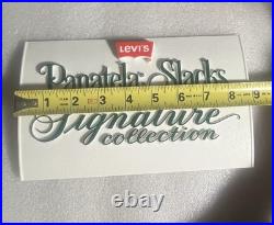 Vtg 1970s Levis Panatela Slacks Sign Counter Display Advertisement NOS Deadstock