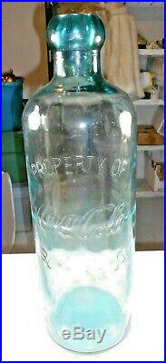 Vtg 20 Coca Cola Bottling Co Glass Hutchinson Bottle Store Display withBox Scarce