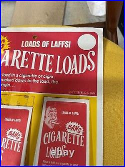 Vtg 35 Vintage Cigarette Loads Packs (Very Rare) Store Display Joke