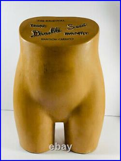 Vtg 40s 50s Isaacson Carrico Double Seat Panties Advertising Store Display bust