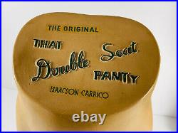 Vtg 40s 50s Isaacson Carrico Double Seat Panties Advertising Store Display bust
