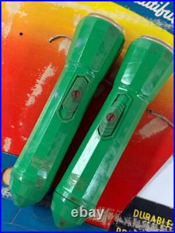 Vtg 50s BRIGHT STAR Flashlight advertising Store Display Sign atomic age plastic