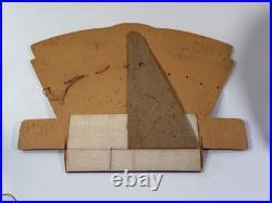 Vtg 50s BRIGHT STAR Flashlight advertising Store Display Sign atomic age plastic