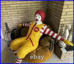 Vtg 60s 70s McDonalds Ronald McDonald Life Size Store Statue Display Playland