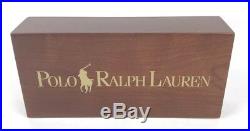 Vtg 90s Rare Polo Ralph Lauren Double Sided Wooden Store Display Sign 5x10.5