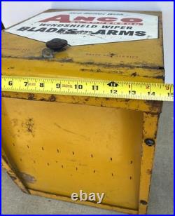 Vtg Anco Windshield Wiper Cabinet -Advertising Display for Anco Wiper Blades