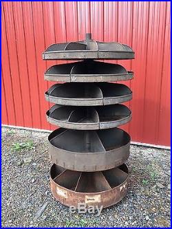 Vtg Antique Primitive Country Tool Store Revolving Display