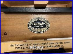 Vtg Baldwin Exclusive Full Blow Action Piano Keys Salesman Sample Store Display