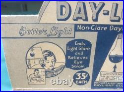 Vtg DAY-LO-RAY Light Bulb Cover General Hardware Store Counter Sales Display NOS