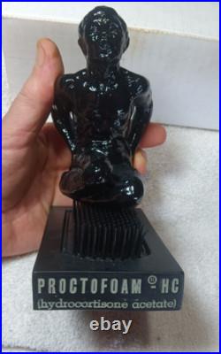 Vtg Drug store advertising counter figure display Proctofoam Hemorrhoids Vtg Drug store advertising counter figure display Proctofoam Hemorrhoids