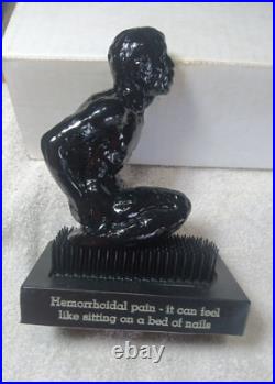 Vtg Drug store advertising counter figure display Proctofoam Hemorrhoids