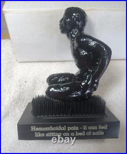 Vtg Drug store advertising counter figure display Proctofoam Hemorrhoids