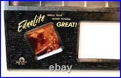 Vtg Ednalite Picture Store Lighted Counter Display Photography Wrigley Displays