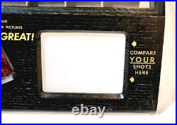 Vtg Ednalite Picture Store Lighted Counter Display Photography Wrigley Displays