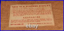Vtg Ednalite Picture Store Lighted Counter Display Photography Wrigley Displays
