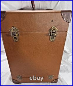 Vtg Electric Iron Traveling Salesman Sample Advertising Appliance Display Case