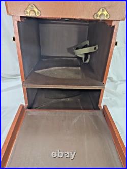 Vtg Electric Iron Traveling Salesman Sample Advertising Appliance Display Case