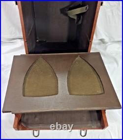 Vtg Electric Iron Traveling Salesman Sample Advertising Appliance Display Case